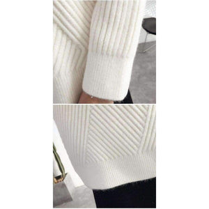 Planet Gates light khaki / One Size Female turtleneck Pullover 2018 winter sweater slim all-match elastic knitted Fashion Pullover soft shirt sweaters women