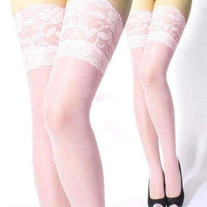 Planet Gates light pink 10 Pairs Thigh High Stocking Women Summer Over The knee Socks Sexy girl Femme Hosiery Nylon Lace Style Stay Up Stockings