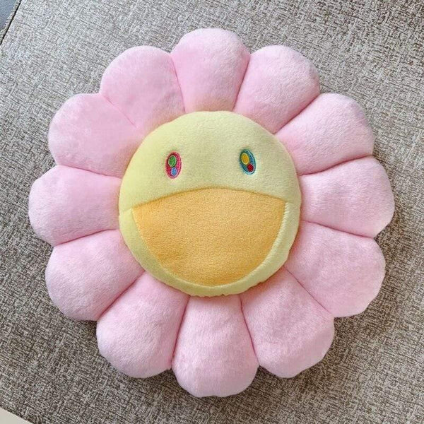 40cm-60cm Sunflower Pillow Soft Flower Stuffed Doll Kawaii Kaikai Kiki Colorful Plush Toy Cushion Gift Sunflower Cushion