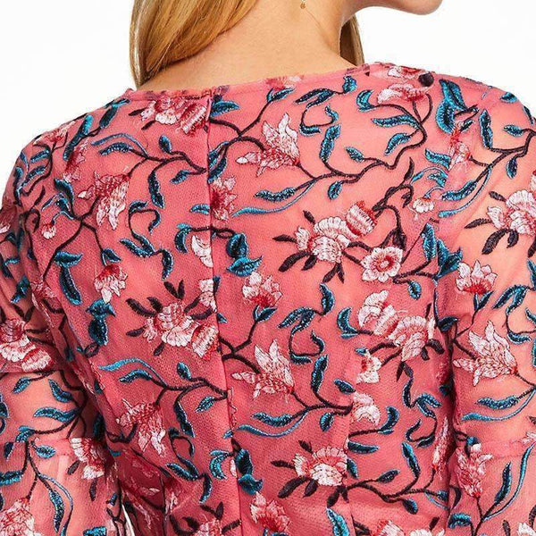 Planet Gates light plum / 2 Cocktail dress light plum embroidery half sleeves gown women graduation homecoming party formal cocktail dresses