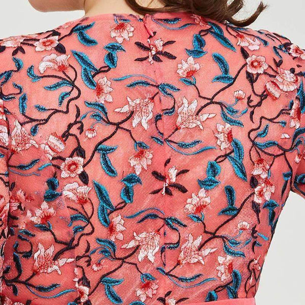 Planet Gates light plum / 2 Cocktail dress light plum embroidery half sleeves gown women graduation homecoming party formal cocktail dresses