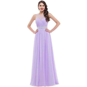 Planet Gates light purple 2 / 2 Pink Purple Bridesmaid Dresses Under $50, Long Backless Designer Wedding Guest Dress For Bridemaid Party 6112