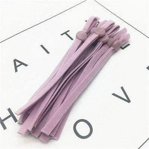 Planet Gates light purple / 5mm / 20pcs 100Pcs Mask Sewing Elastic Band Cord With Adjustable Buckle Stretchy Mask Earloop Lanyard Earmuff Rope DIY Making Supplies