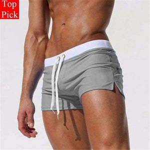 Planet Gates Light reyG / S TOPPICK New Swimwear men swimsuit Sexy swimming trunks sunga hot mens swim briefs Beach Shorts mayo sungas de praia homens