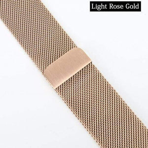 Planet Gates Light Rose Gold / For Apple Watch 42mm Watch Strap For Apple Watch Band 44mm 40mm 42mm 38mm Series 4/3/2/1 iWatch Stainless Steel Woven watchband