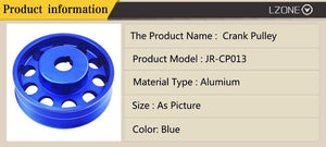 Planet Gates Light Weight Aluminum Crankshaft Crank Pulley for Subaru Impreza WRX Sti JR-CP013