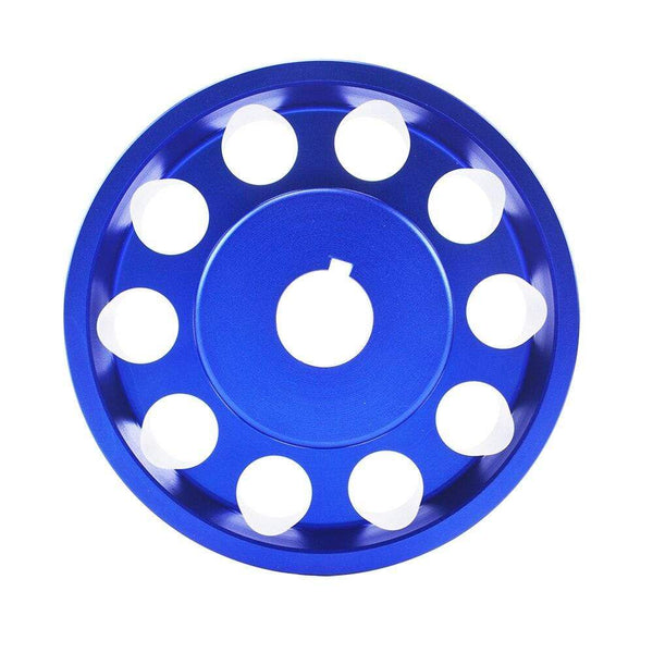 Planet Gates Light Weight Aluminum Crankshaft Crank Pulley for Subaru Impreza WRX Sti JR-CP013