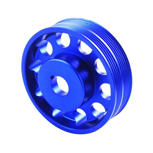 Planet Gates Light Weight Aluminum Crankshaft Crank Pulley for Subaru Impreza WRX Sti JR-CP013