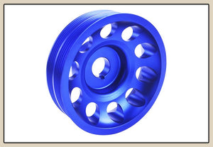 Planet Gates Light Weight Aluminum Crankshaft Crank Pulley for Subaru Impreza WRX Sti JR-CP013