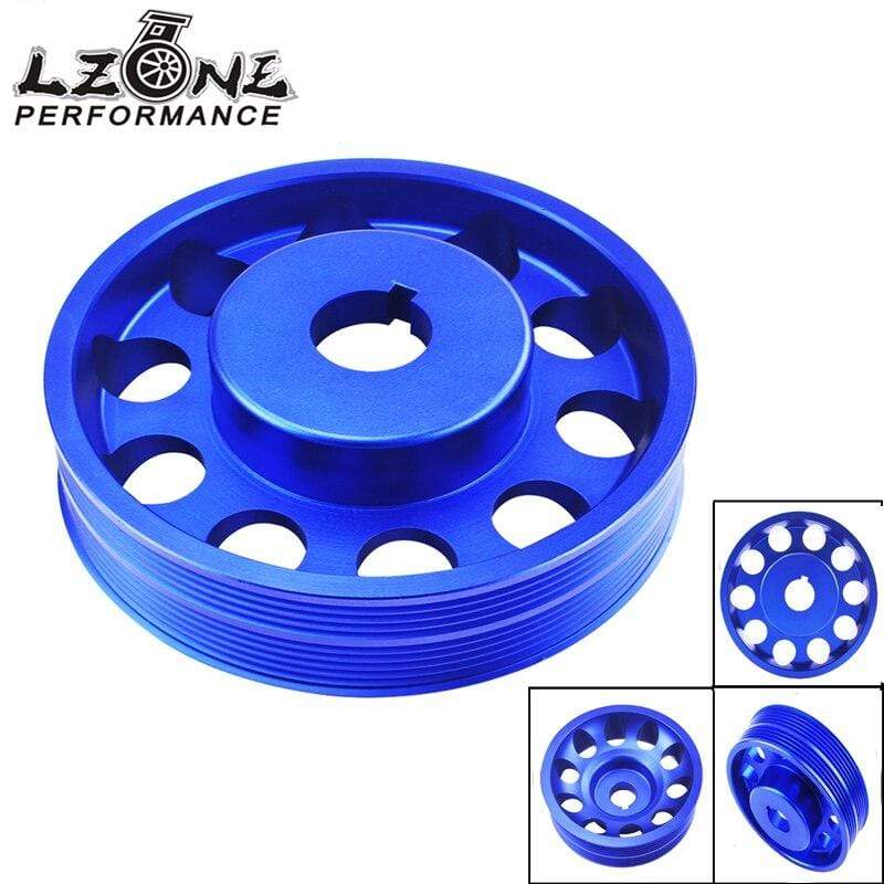 Planet Gates Light Weight Aluminum Crankshaft Crank Pulley for Subaru Impreza WRX Sti JR-CP013