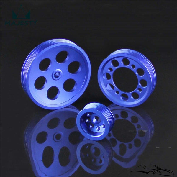 Planet Gates LIGHT-WEIGHT CRANK PULLEY For T**oyota v6 3.0 / JZA80 PULLEY