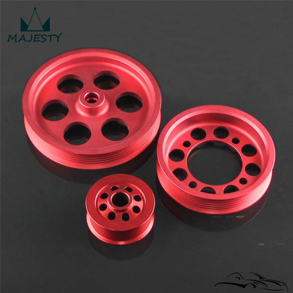 Planet Gates LIGHT-WEIGHT CRANK PULLEY For T**oyota v6 3.0 / JZA80 PULLEY