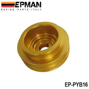 Planet Gates Light Weight Crank Underdrive Engine Pulley Gold For HONDA CIVIC 92-00 B16 Z0132 B16A B18C EP-PYB16