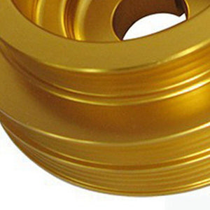 Planet Gates Light Weight Crank Underdrive Engine Pulley Gold For HONDA CIVIC 92-00 B16 Z0132 B16A B18C EP-PYB16