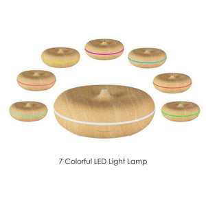 Planet Gates Light wood grain / China / AU Plug Aromacare 400ml Humidifier Wood Grian Aromatherapy Portable Humidifier Household Appliances Oil Diffuser Supplier Wholesale