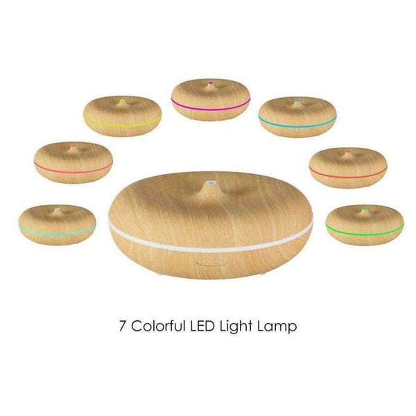 Planet Gates Light wood grain / China / AU Plug Aromacare 400ml Humidifier Wood Grian Aromatherapy Portable Humidifier Household Appliances Oil Diffuser Supplier Wholesale