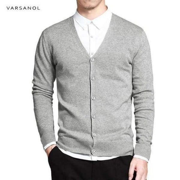 Planet Gates light XR333 / M Varsnaol New Brand Sweater Men V-Neck Solid Slim Fit Knitting Mens Sweaters Cardigan Male 2018 Autumn Fashion Casual Tops Hots