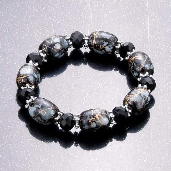 Planet Gates Light Yellow Color Amazonite natural stone streche bracelet elastic pulserase men women fashion jewelry beads created charms diy