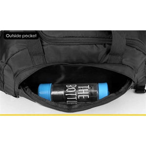 Planet Gates Light Yellow Multi-use Men Sports Bags Gym Backpack Shoulder Bag Separated Shoes Storage Fitness Bag Outdoor Travel Bagpack SB0014