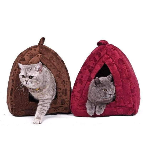Planet Gates Light yellow Paw / M Cat House and Pet Beds 5 Colors Beige and Red Purple, Khaki, Black with Paw Stripe, White with Paw Stripe