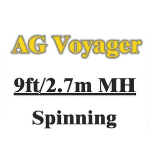 Voyager spinning baitcasting fishing rod 4 sections travel rod ML M MH 1.8 2.1 2.4 2.7m carbon fishing rod F MF action