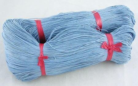 Planet Gates LightBlue 1mm 400m/bundle Cotton Wax Beading Cord Thread for Necklace  Bracelet Jewelry Making Findings Accessories Hot Discount