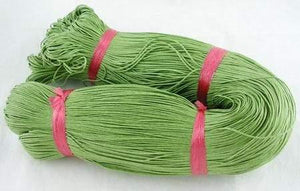 Planet Gates LightGreen 1mm 400m/bundle Cotton Wax Beading Cord Thread for Necklace  Bracelet Jewelry Making Findings Accessories Hot Discount