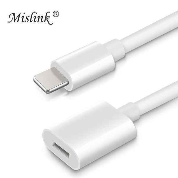 Planet Gates Lightning extension cable female to male adapter audio converter for iPhone x 8 7 6 5 ipad Charger data charging 8 pin