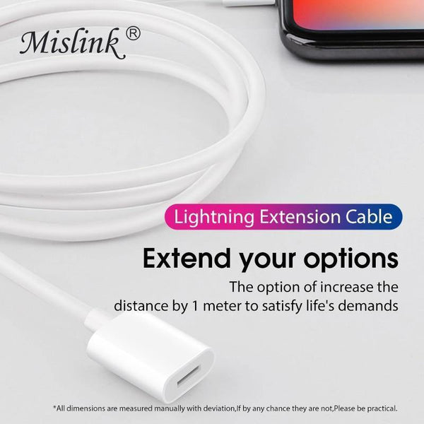 Planet Gates Lightning extension cable female to male adapter audio converter for iPhone x 8 7 6 5 ipad Charger data charging 8 pin