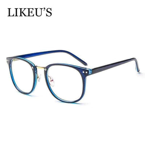 Planet Gates LIKEU'S women's optical glasses frame eyewear Square rievt eyeglasses Frame clear glasses Metal Vintage quality eyeglasses