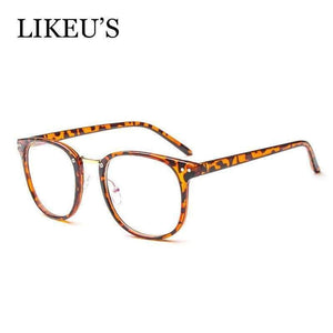 Planet Gates LIKEU'S women's optical glasses frame eyewear Square rievt eyeglasses Frame clear glasses Metal Vintage quality eyeglasses