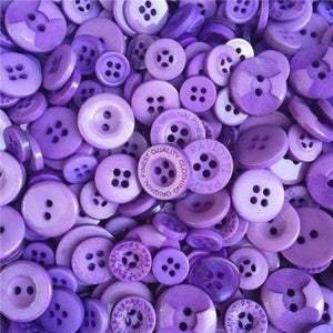 Planet Gates Lilac mix 1000pcs Assorted Mixed Resin Buttons Arts Crafts Card Making Scrapbooking Sewing 9mm-20mm Bright/Chritsmas/Pastel/Primary Mix