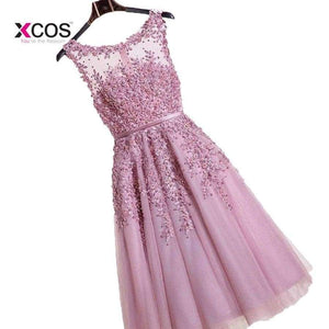 Planet Gates Line Chiffon Dark Purple Short 2017 Modest Party Wedding Prom Gowns Bridesmaid Dresses Robe De Mariage 2017