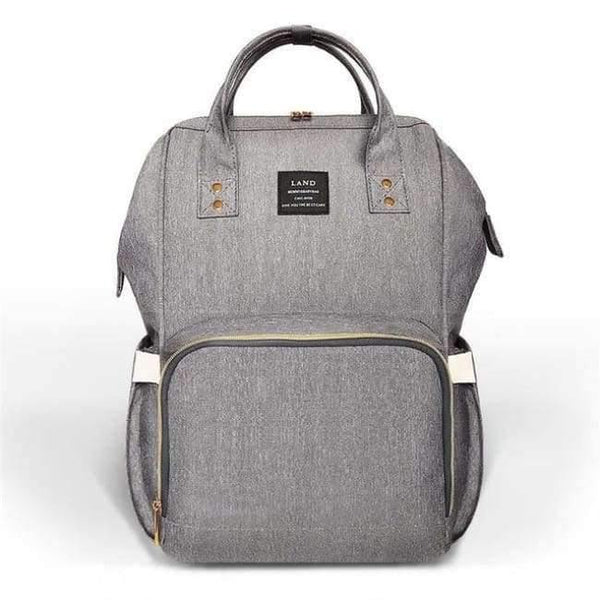 Planet Gates Linen gray Baby Diaper Bag Fashion Mummy Maternity Nappy Bag Large Capacity Baby Bag Travel Backpack Designer Nursing Bag/