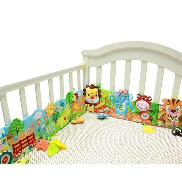 Planet Gates Lion Baby Toys Soft Animal Cloth Books For Newborns 0-12 Months Infant Development Rustle Sound Educational Stroller Rattles Toy Bed