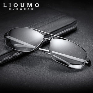 Planet Gates LIOUMO Top Photochromic Sunglasses Men Women Polarized Chameleon Glasses Driving Goggles Anti-glare Sun Glasses zonnebril heren