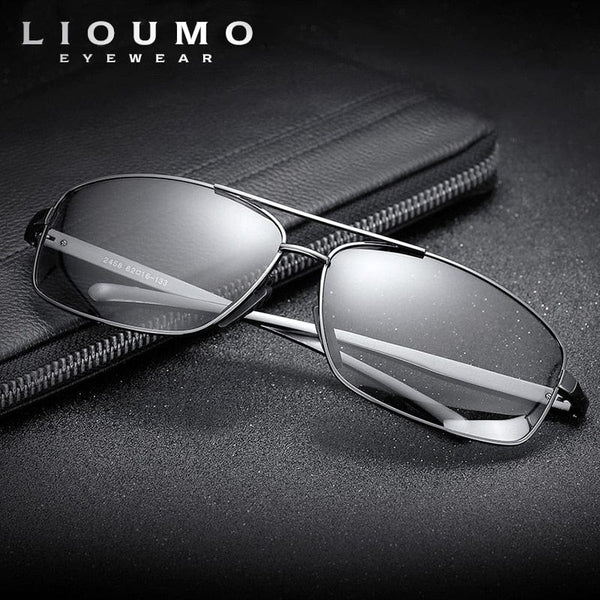 Planet Gates LIOUMO Top Photochromic Sunglasses Men Women Polarized Chameleon Glasses Driving Goggles Anti-glare Sun Glasses zonnebril heren