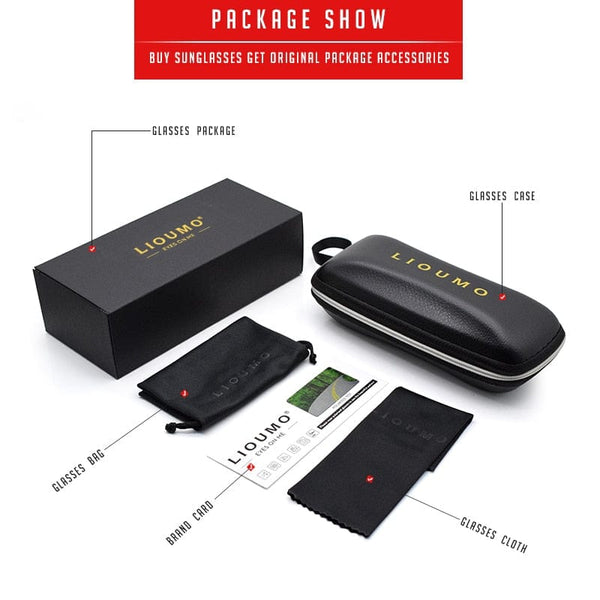 Planet Gates LIOUMO Top Photochromic Sunglasses Men Women Polarized Chameleon Glasses Driving Goggles Anti-glare Sun Glasses zonnebril heren