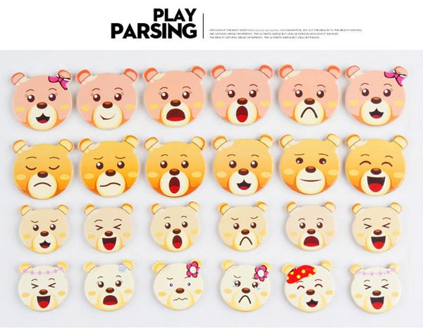 Planet Gates Little Bear Change Clothes Children's Early Education Wooden Jigsaw Puzzle Dressing Game Baby Puzzle Toys For Children Gift