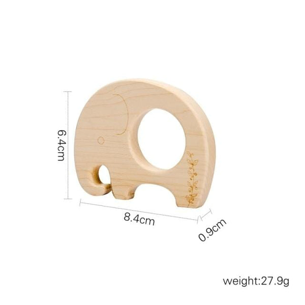 Planet Gates Little elephant Nordic Style Wooden Blocks Baby Montessori Educational Toys for Children Creative Animal Jigsaw Stacking Toys Constructor Blocks