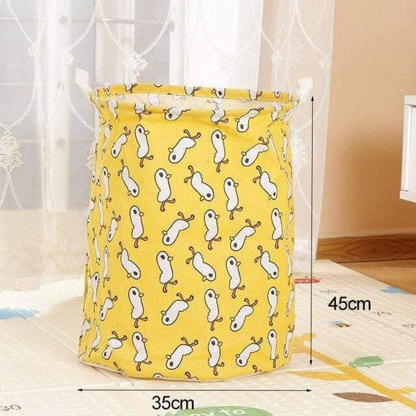Planet Gates Little yellow duck Large Laundry Basket Waterproof Dirty Clothes hamper For Toy Washing Basket Dirty Clothes Sundries Storage Baskets Box