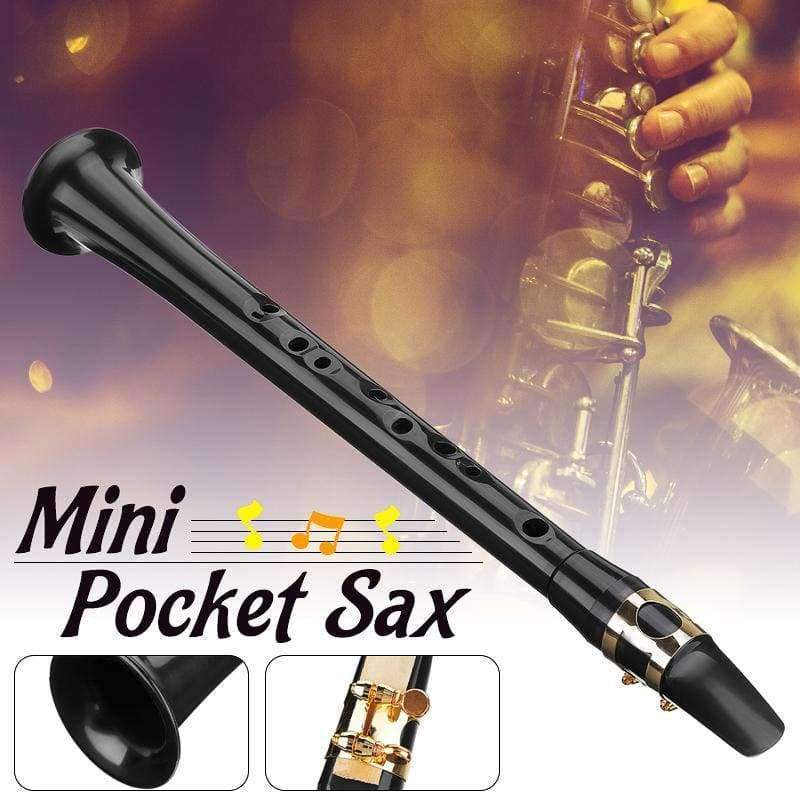 Planet Gates LittleSax Mini Sax Portable Bb Saxophone ABS Lightweight Sax Musical Instruments with Carrying Bag for Begginer