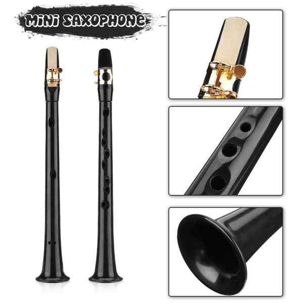 Planet Gates LittleSax Mini Sax Přenosný Bb saxofon ABS Lehký saxofon Hudební nástroje s přepravní taškou pro začátečníky