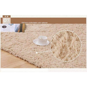 Planet Gates Living Room Rug Area Solid Carpet Fluffy Soft Home Decor White Plush Carpet Bedroom Carpet Kitchen Floor Mats White Rug Tapete