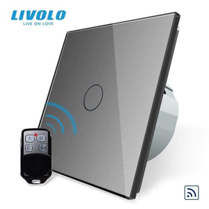 Planet Gates Livolo EU Standard Remote Switch, AC 220~250V Wall Light Remote Touch Switch With Mini Remote Controller C701R-11-RT12,no Logo
