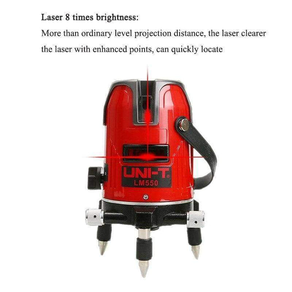 Planet Gates LM550 5lines UNI-T LM520 LM530 LM550 Laser Level 2 Lines 3Lines 5Lines 360 degree Self- leveling Cross Laser Level Red Lines Laser Level