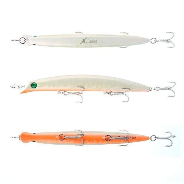 Planet Gates LN77 95mm Fishing Lure Floating Popper LipLess Minnow Sea Fishing 3 sizes Minnow Lure Hard Bait Strong Hook Wobblers Model 5326