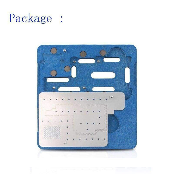 Planet Gates Logic Board BGA Repair Tools for iPhone X Planting Tin Fixture Motherboard IC Chip Ball Soldering Net