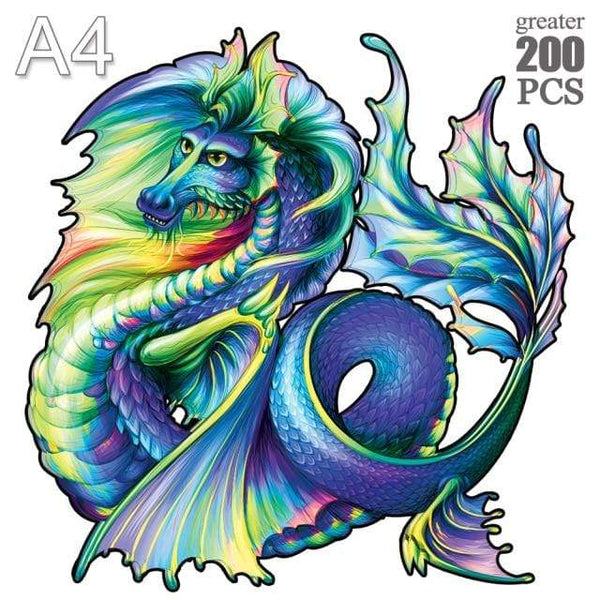 Planet Gates LONG-16-A4 Dinosaur Wooden Jigsaw Puzzle Toy Wooden Puzzles For Adults Kids Christmas Gifts Educational Games Toys Butterfly Wooden Puzzle