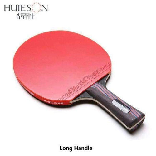 Planet Gates long handle Carbon Fiber Table Tennis Racket With Double Face Pimples-in Racket Rubber Table Tennis Bat Short Long Handle